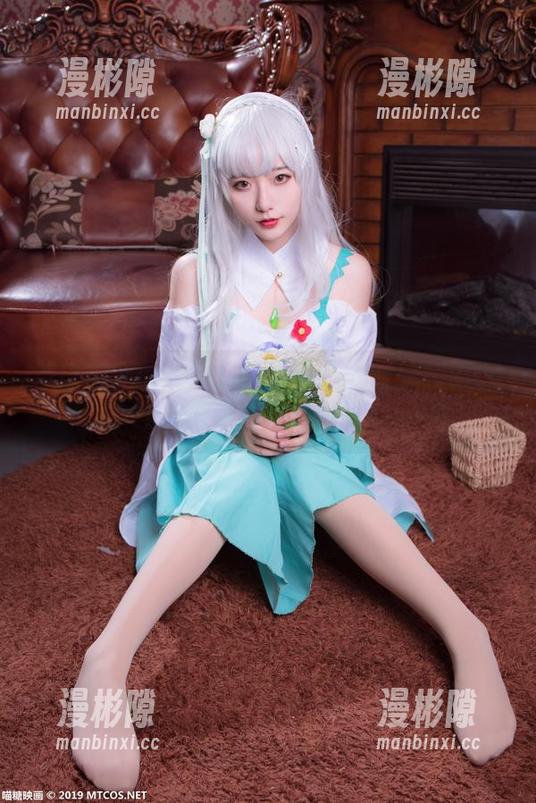 喵糖映画 难以忘怀的瞬间:喵糖映画的穹妹和服cos,作品如梦般迷人!